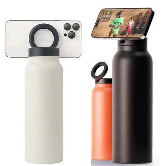 Botella De Agua Con Soporte MagSafe Para Teléfono