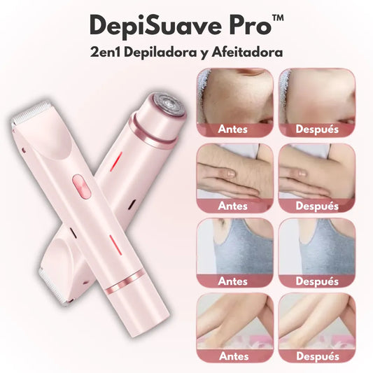 DepiSuave Pro™ – 2en1 Depiladora y Afeitadora