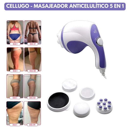 CelluGo® - Masajeador anticelulítico 5 en 1